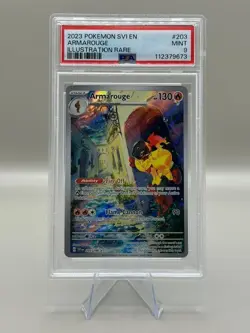 Armarouge PSA 9 #203/198 POKEMON Scarlet&Violet (Illustration Rare) ENGLISH - Image 1