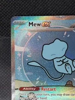 Pokemon TCG Paldean Fates- Mew EX 232/091 Mp-Hp(SIR) - Image 3