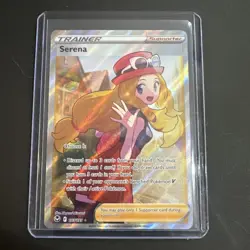 Pokemon TCG Serena (Full Art) Silver Tempest 193/195 Holo Ultra Rare - Image 1
