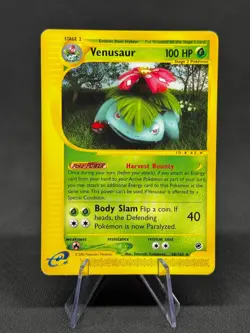 Venusaur 68/165 RARE Pokemon Expedition Series Vintage LP 2002 - Image 1