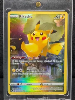 Pikachu GG30/GG70 Pokemon TCG Crown Zenith: Galarian Gallery NM Full Art - Image 1
