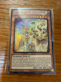 Mannadium Riumheart MP24-EN079 Prismatic Secret Rare 1ST ED NM Yugioh - Image 1