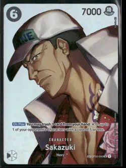 Sakazuki (SP Parallel) OP02-099 SRSP Kingdoms of Intrigue - ONE PIECE Card Game - Image 1