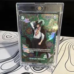 One Piece Dracule Mihawk OP12-030 SR - Image 1