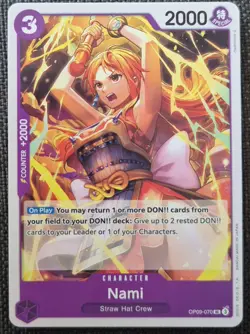 One Piece Card Game OP09-070 Nami - [OP09] Emperors In The New World - Image 1