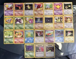 Complete Pokemon 1st Edition Team Rocket Common Set 24 card NM-LP WOTC Vintage - Image 1