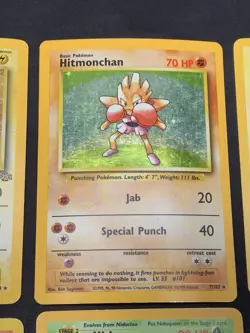 Vintage Rare Holo Pokemon Card Lot Base Set Rocket Fossil Jungle Nidoqueen MP/HP - Image 3