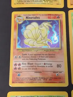 Vintage Rare Holo Pokemon Card Lot Base Set Rocket Fossil Jungle Nidoqueen MP/HP - Image 5