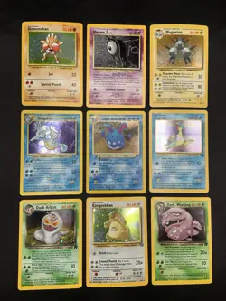 Vintage Pokemon Rare Holo Card Lot - WOTC Era Only Collection - 1999-2001 MP/HP - Image 1