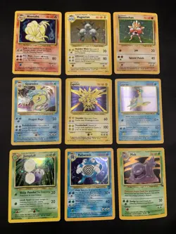 Vintage Pokemon Holo Rare Card Lot - WOTC Era Only Collection - 1999/2000 MP/HP - Image 1