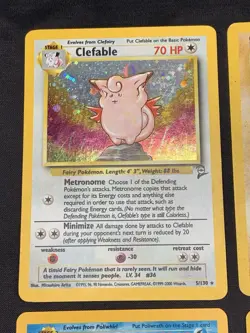 Vintage Rare Holo Pokemon Card Lot WOTC 1999/2000 - Base Set 2, Fossil - MP/HP - Image 2