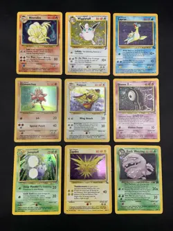 Vintage Pokemon Rare Holo Card Lot - WOTC Era Only Collection - 1999-2001 MP/HP - Image 1