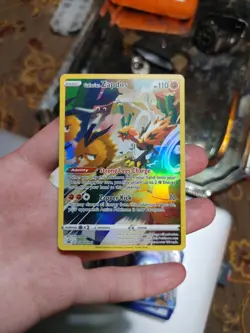 Galarian Zapdos SWSH283 Full Art Black Star Promo Holo Pokemon Card NM - Image 1