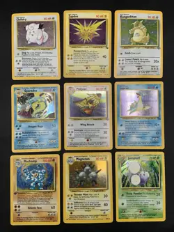 Vintage Holo Rare Pokemon Card Lot 1999/2000 - Base Set, Jungle, Fossil - MP/HP - Image 1