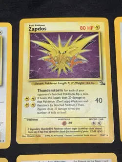 Vintage Holo Rare Pokemon Card Lot 1999/2000 - Base Set, Jungle, Fossil - MP/HP - Image 3