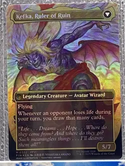 Magic The Gathering Kefka, Court Mage Borderless Foil LP - Image 2