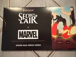 MTG Secret Lair x Marvel's Spider-Man: Heroic Deeds Non Foil Sealed - Image 2