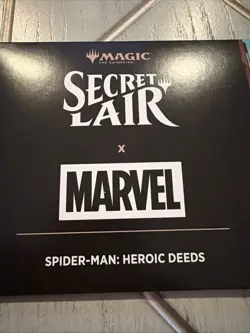 MTG Secret Lair x Marvel's Spider-Man: Heroic Deeds Non Foil Sealed - Image 3
