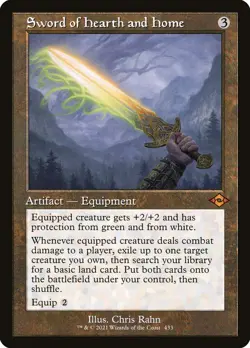 MTG Magic the Gathering Sword of Hearth and Home (433/765) Modern Horizons 2 LP - Image 1