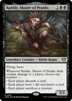MTG Rankle, Master of Pranks (180/1173) Commander Masters LP - Image 1