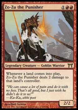MTG Magic the Gathering Zo-Zu the Punisher (200/317) Champions of Kamigawa LP - Image 1