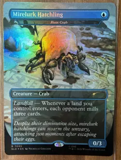 FOIL - Mirelurk Hatchling Ruin Crab Fallout: RAD Secret Lair Bonus 7095 - Image 1