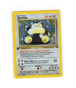 Pokemon 1999 Jungle Snorlax Holo Rare Card 11/64 1st Edition - Image 1