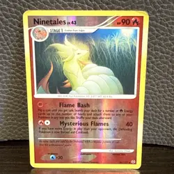 Pokemon TCG Ninetales 36/127 Reverse Holo Rare Platinum HP - Image 1