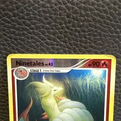 Pokemon TCG Ninetales 36/127 Reverse Holo Rare Platinum HP - Image 2
