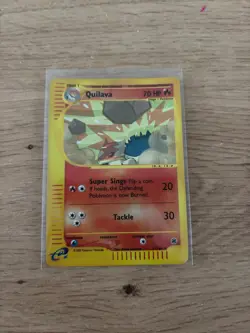 2002 Pokemon card stage 1 Quilava 91/165 Holo Expedition - Image 1