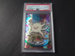 2000 Topps Pokemon Spectra Chrome #56 Mankey PSA 10 TV Series 1 Gem MT - Image 1