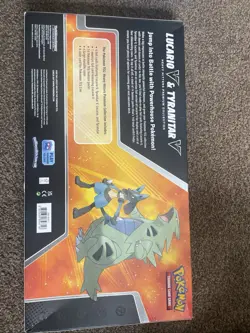 Pokemon TCG Lucario V & Tyranitar V Heavy Hitters Premium Collection NEW - Image 3