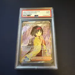 2023 Pokemon 151 Erika's Invitation #196/165 PSA 9 - Image 1