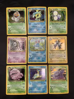 Vintage Pokemon TCG Holo Rare Lot - MP/HP - WOTC Era- Neo Genesis, Rocket, Base - Image 1