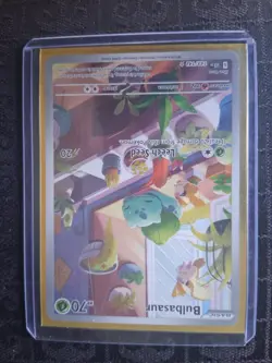 Bulbasaur Rare Holo Pokemon Scarlet & Violet 151 143/142 70 HP - Image 1