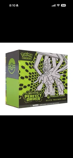 Pokemon TCG Mega Evolution Perfect Order Pokemon Center ETB PRESALE / PREORDER - Image 1