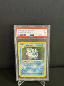1999 Pokemon Base Set Blastoise Holo 2/102 PSA 7 NM - Image 1
