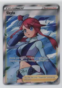 Full Art - Skyla Pokemon Sword & Shield Shining Fates #072 - Image 1