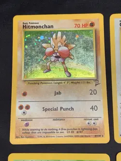Vintage Holo Rare Pokemon TCG WOTC Era Fossil, Rocket, Base Set 2, Scyther MP/HP - Image 2