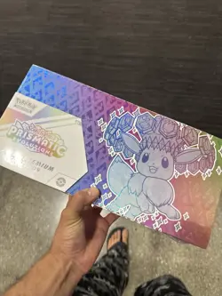 Pokemon Prismatic Evolutions Super Premium Edition Box Eevee English TCG - Image 1
