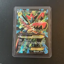Pokemon M Scizor FRENCH EX Ultra Rare Full Art Holo Breakpoint 120/122 220 HP - Image 1