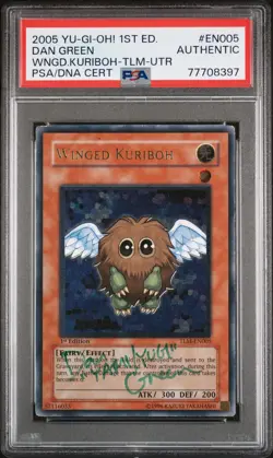 2005 1ST ED-ULTIMATE RARE #EN005 WINGED KURIBOH PSA AUTHENTIC AUTO AUTHENTIC - Image 1