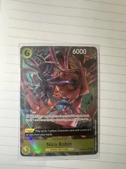 One Piece TCG Nico Robin OP09-107 Alternate Art English Mint - Image 1
