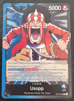 Op10-042 L, Usopp, Royal Blood, One Piece - Image 1