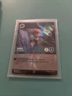 Disney Lorcana TCG Enchanted Anna True-Hearted 217/204 Set 4 - Image 1