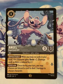 Disney Lorcana Angel Experiment 624 Legendary Non-foil Winterspell - Image 2