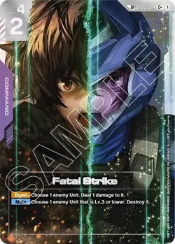 Fatal Strike Alternate Art Foil - ST05-014 SP C+ - Gundam TCG Card Game - Image 1