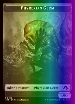 MTG Token - Phyrexian Germ // Emblem - Tamiyo (16/719) Modern Horizons 3 LP FOIL - Image 1