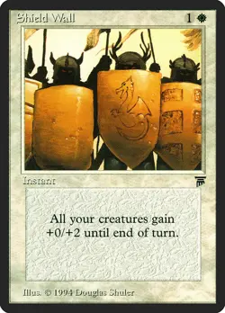 MTG Magic the Gathering Shield Wall (36/310) Legends LP - Image 1