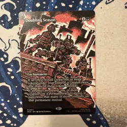 MTG Doubling Season NON-FOIL (Borderless) | TMNT - Image 1